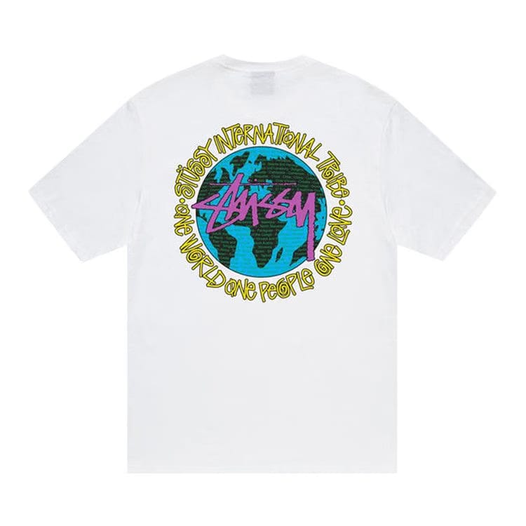 Stussy One World T-Shirt White