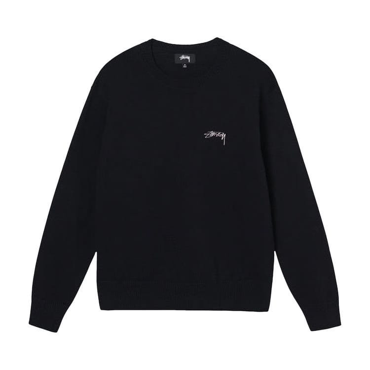 Stussy Care Label Sweater Black