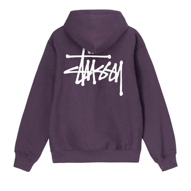 Stussy Basic Hoodie Grape