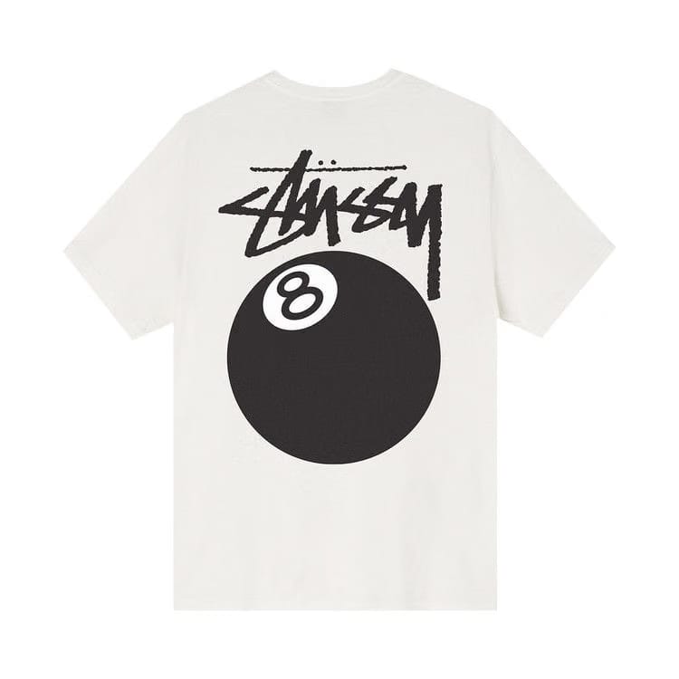 Stussy 8 Ball Pigment Dyed T-Shirt Natural