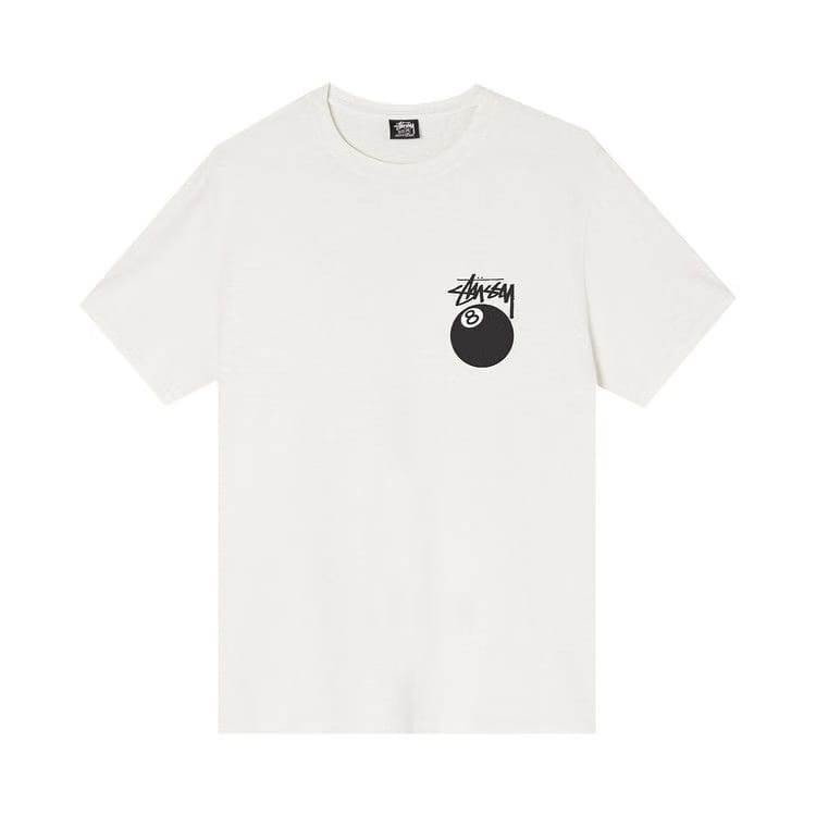 Stussy 8 Ball Pigment Dyed T-Shirt Natural