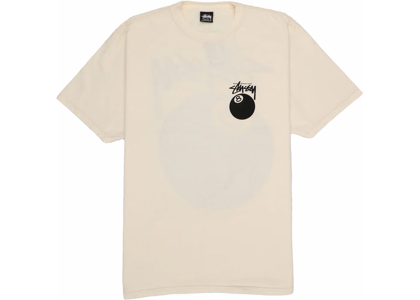 Stussy 8 Ball Pigment Dyed T-Shirt Natural