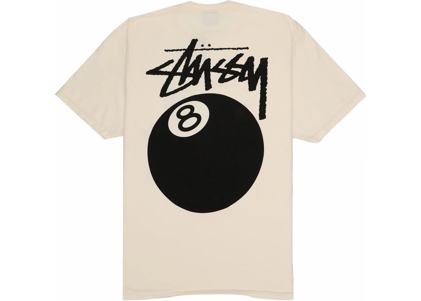 Stussy 8 Ball Pigment Dyed T-Shirt Natural
