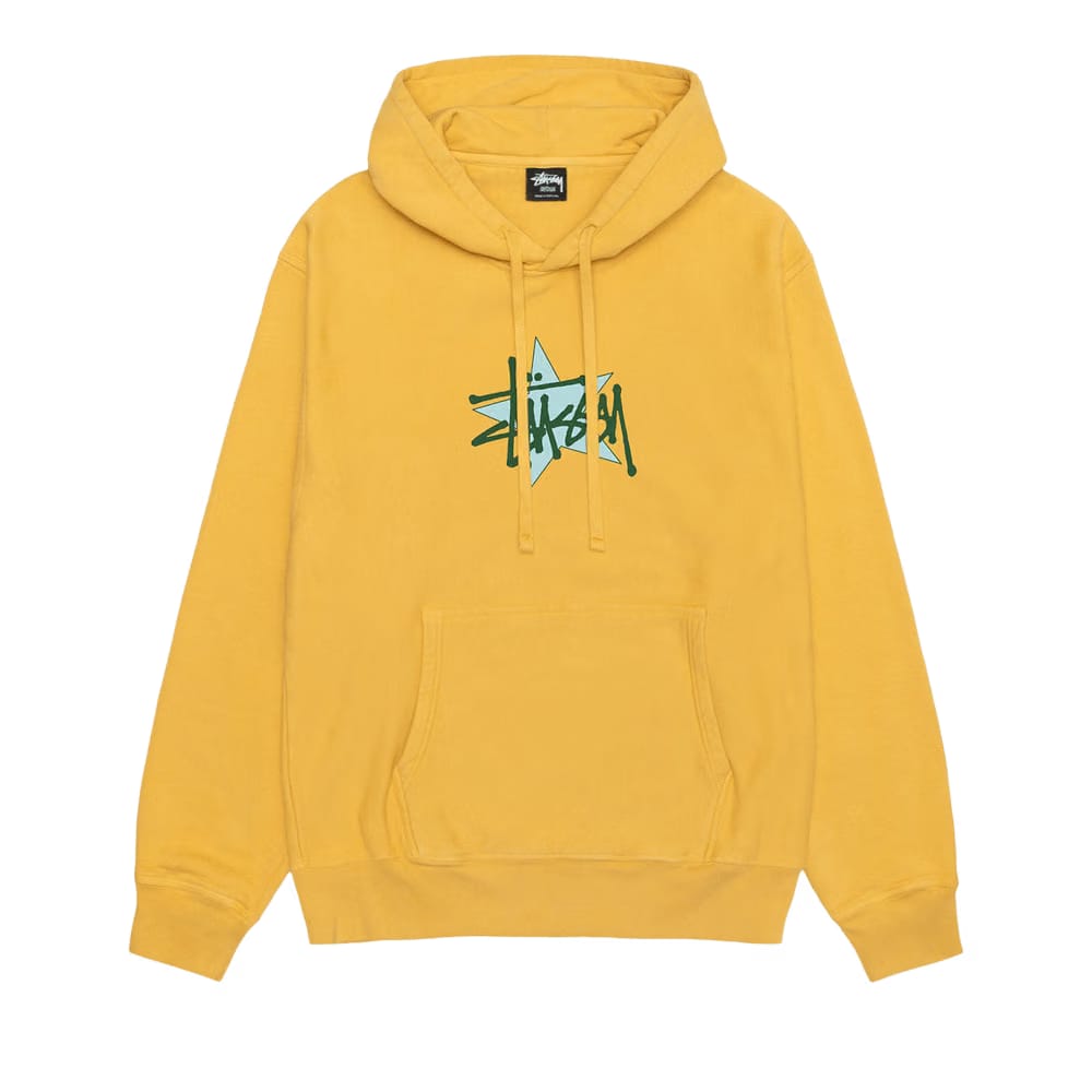 Stussy Star Hoodie Pigment Dyed Honey