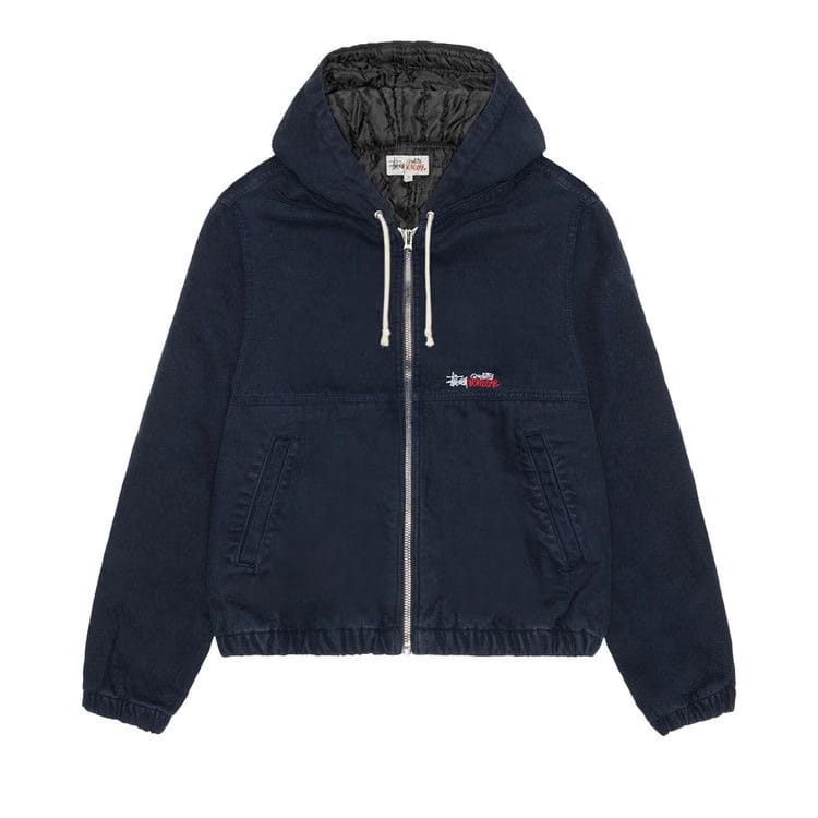 Stussy Insulated Canvas Work Jacket Navy