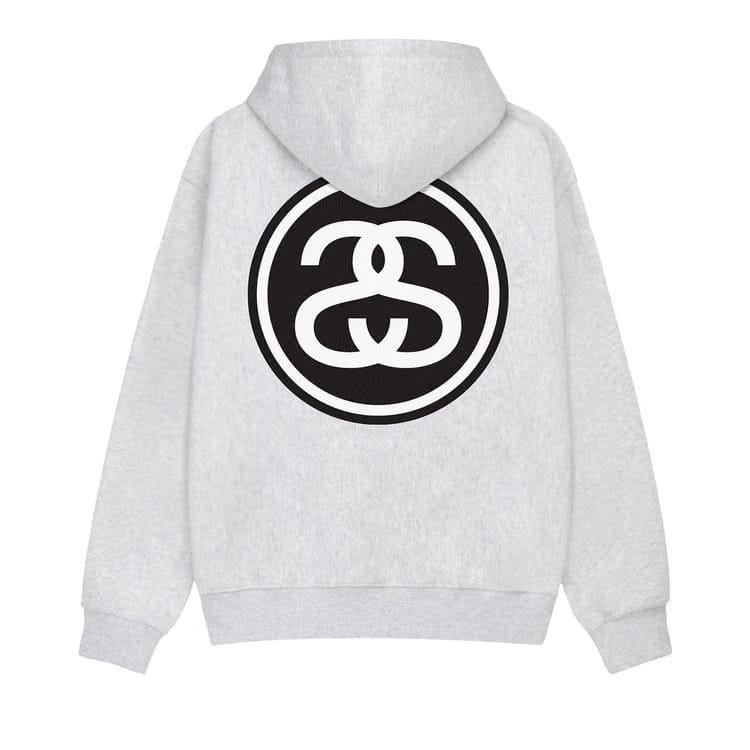 Stussy SS-Link Zip Hoodie Ash Heather