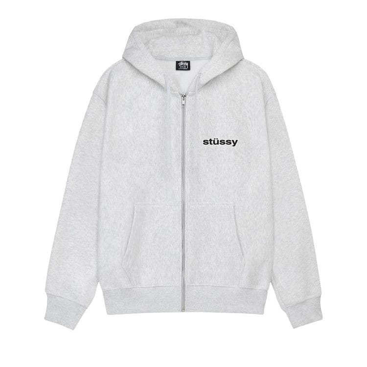 Stussy SS-Link Zip Hoodie Ash Heather