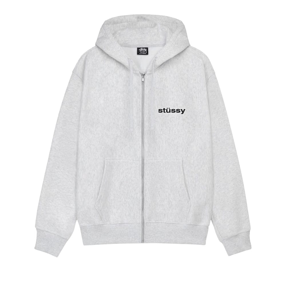 Stussy SS-Link Zip Hoodie Ash Heather