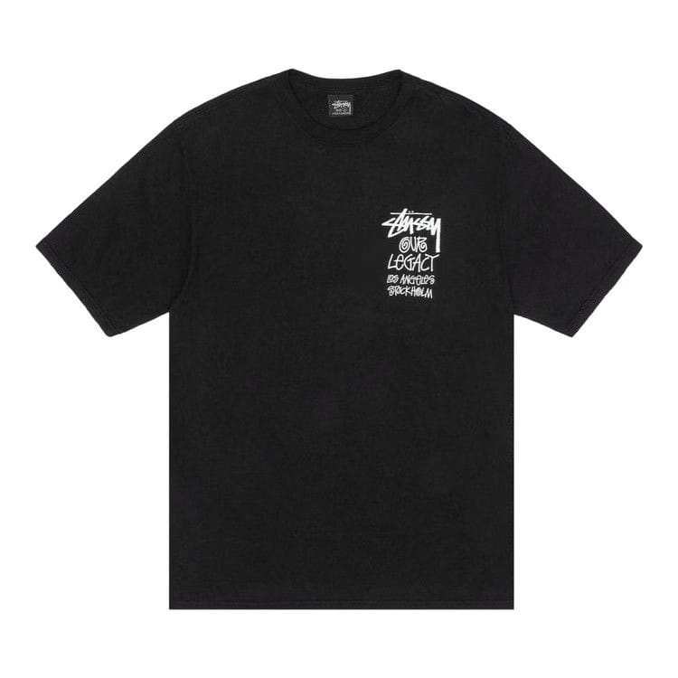 Stussy x Our Legacy Work Shop Surfman Pigment Dyed T-Shirt Black