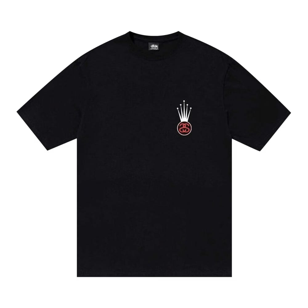 Stussy Crown Link T-Shirt Black