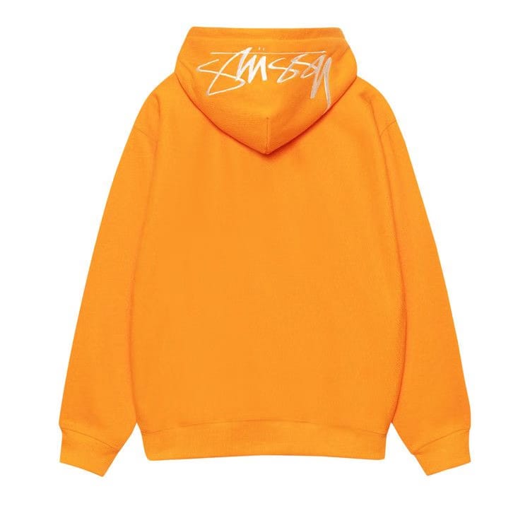 Stussy Back Appliqué Hoodie Tangerine