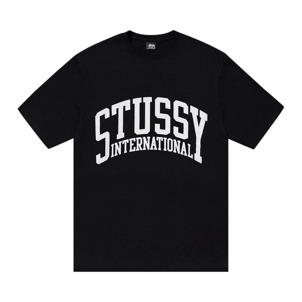Stussy International T-Shirt Pigment Dyed Black