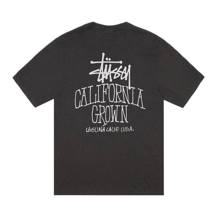 Stussy Cali Grown T-Shirt Pigment Dyed Faded Black
