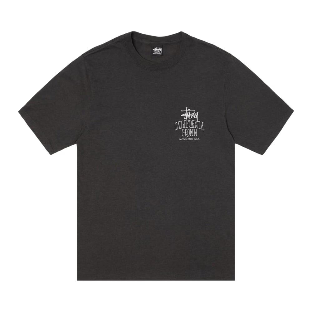 Stussy Cali Grown T-Shirt Pigment Dyed Faded Black