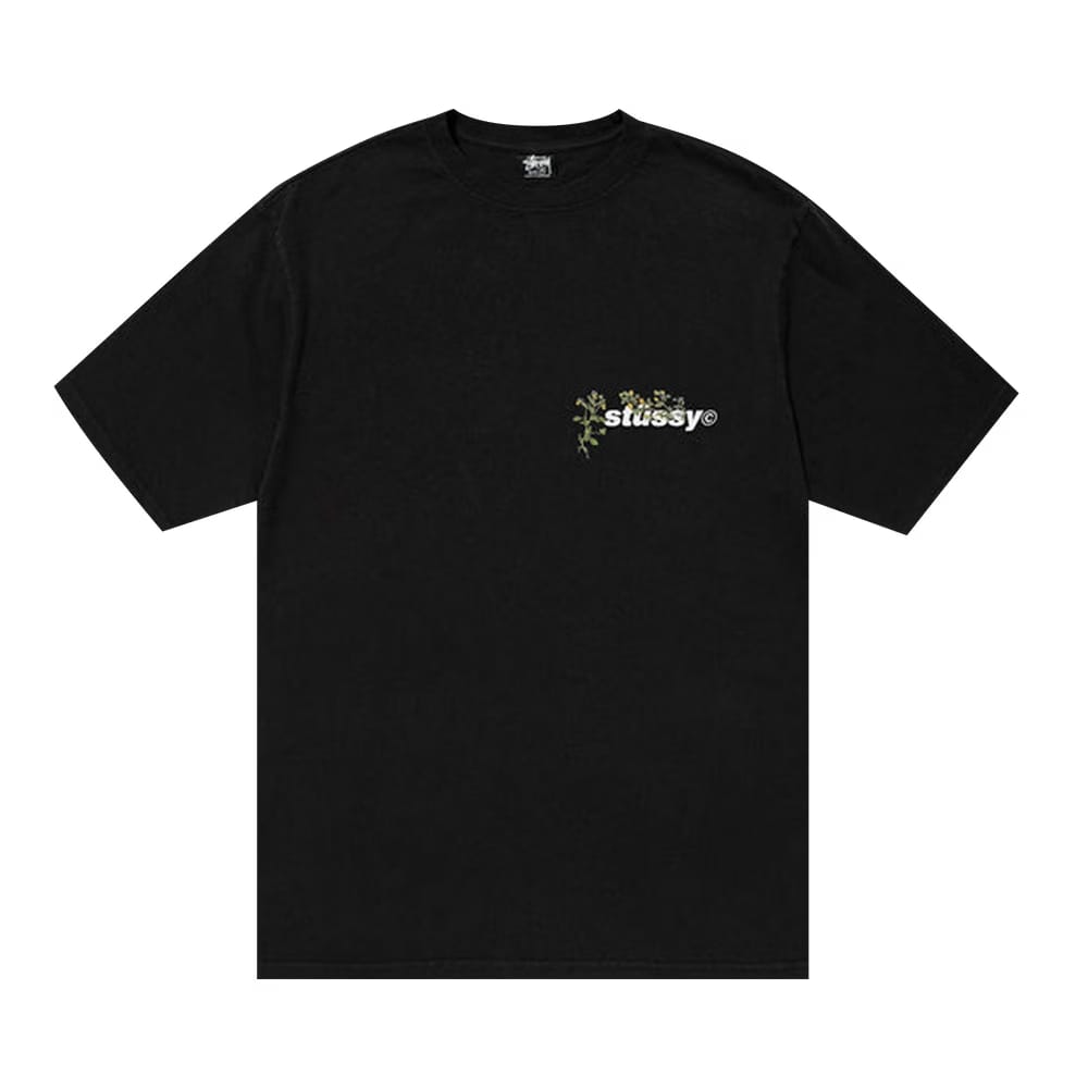 Stussy Bokay Pigment Dyed T-Shirt Black