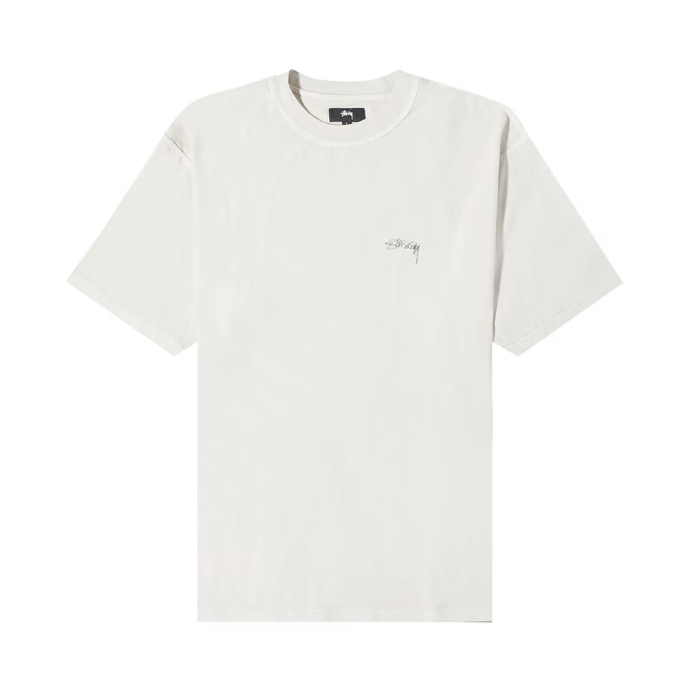 Stussy Pigment Dyed Inside Out T-Shirt Bone