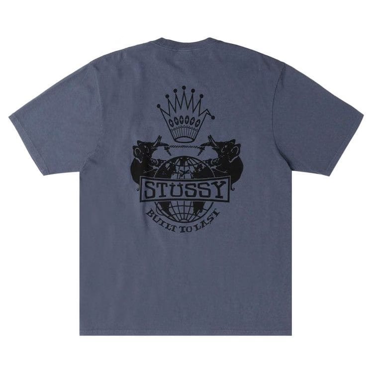 Stussy Built To Last T-Shirt Pigment Dyed Navy