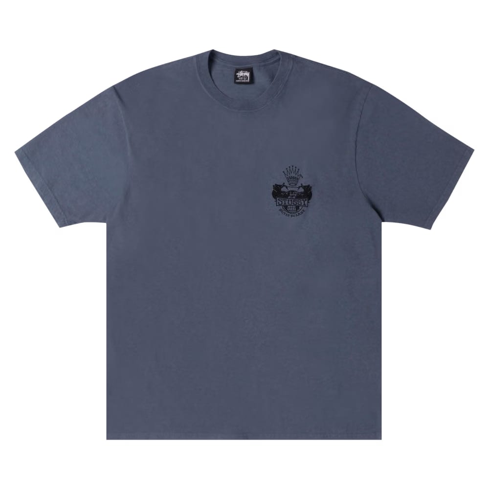 Stussy Built To Last T-Shirt Pigment Dyed Navy