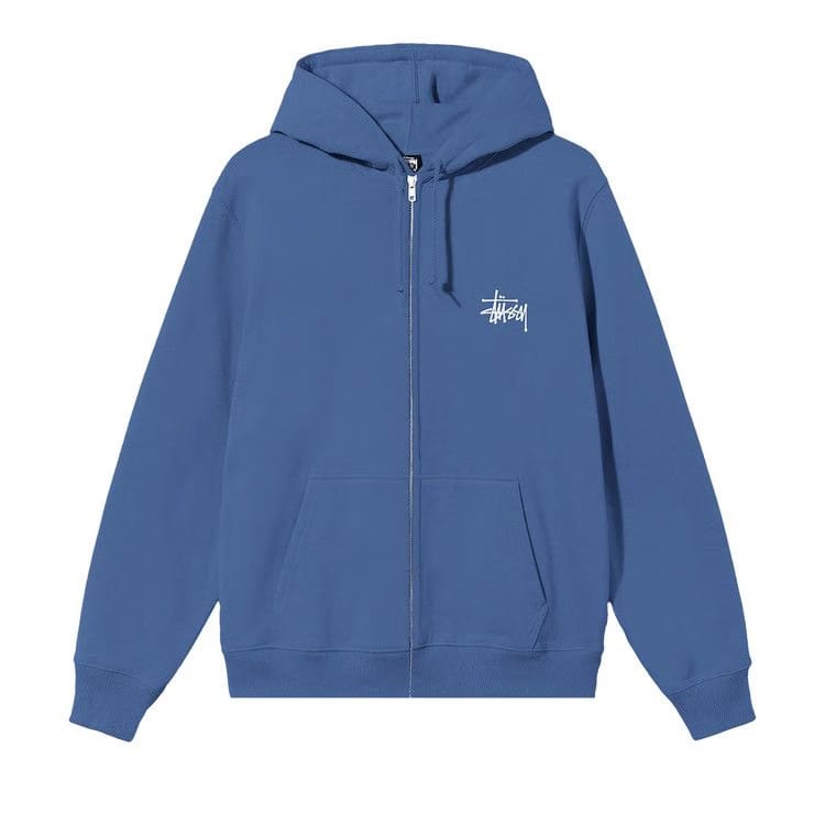 Stussy Basic Zip Hoodie Midnight