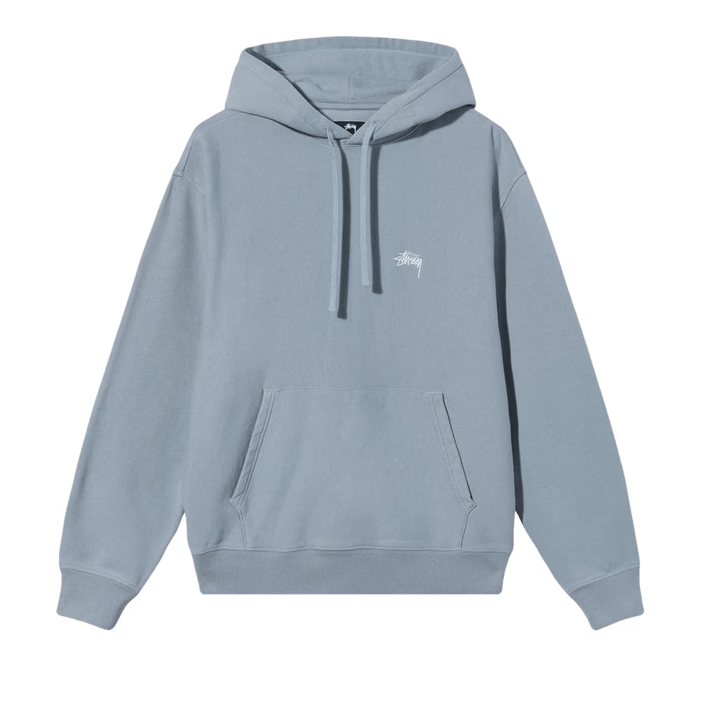 Stussy Stock Logo Hood Slate