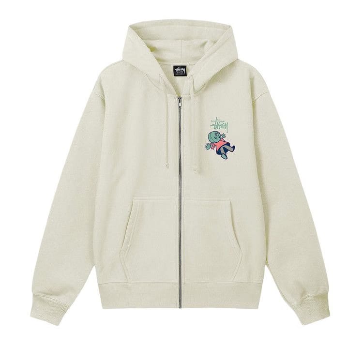 Stussy Dollie Zip Hoodie Stone