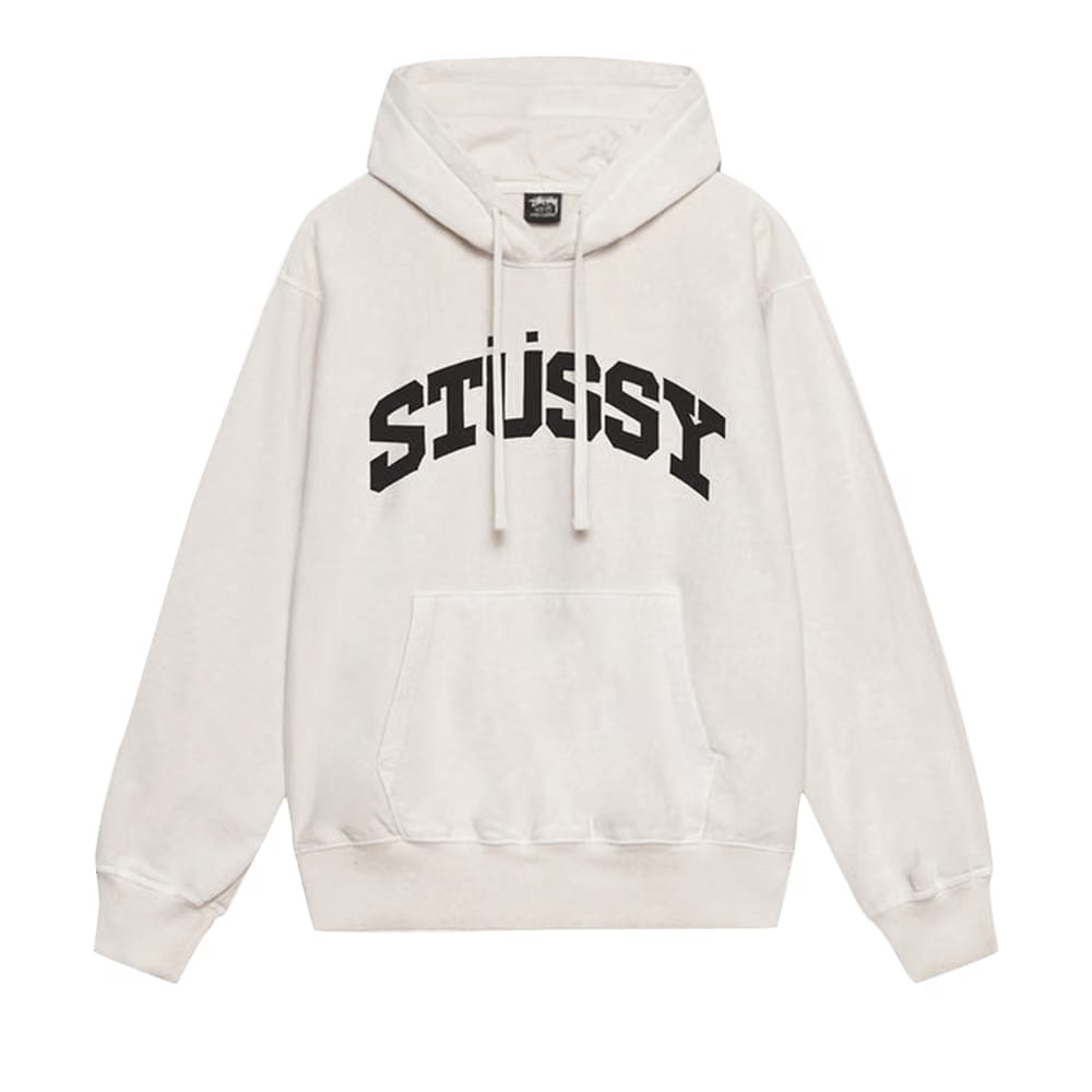 Stussy Block Sport Pigment Dyed Hoodie Natural