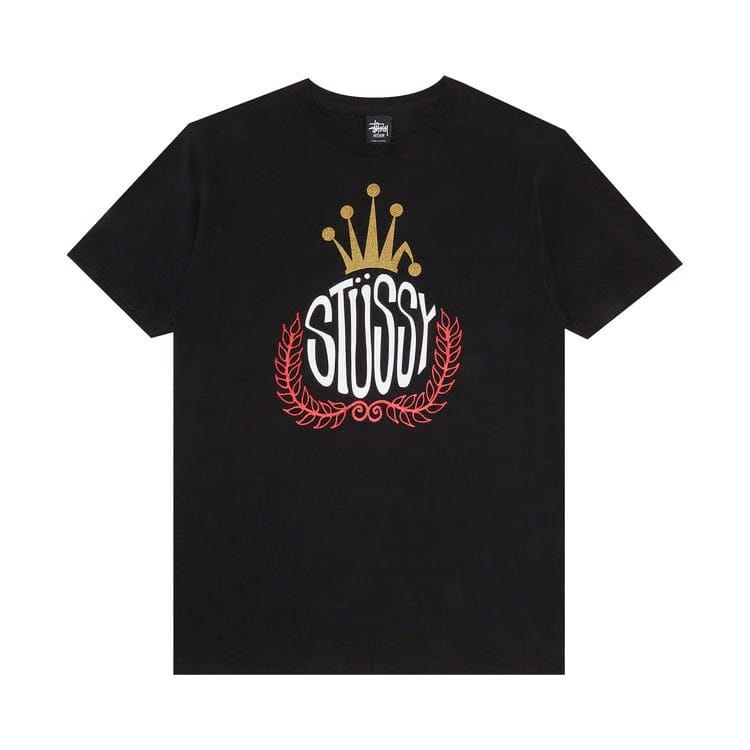 Stussy Crown Wreath T-Shirt Black