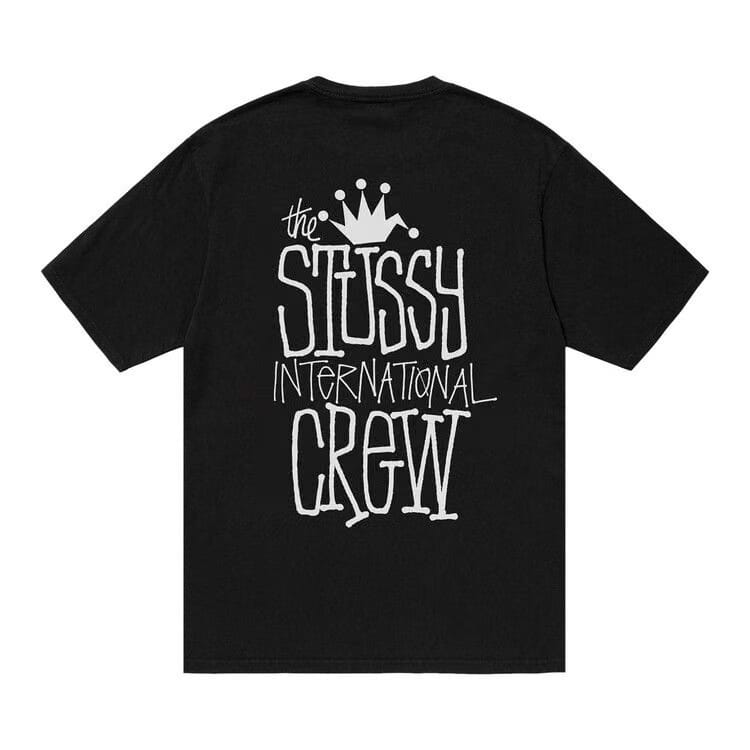 Stussy Crown International T-Shirt Black