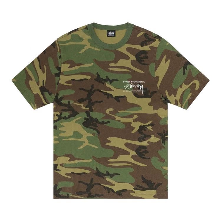 Stussy Smooth International T-Shirt Camo