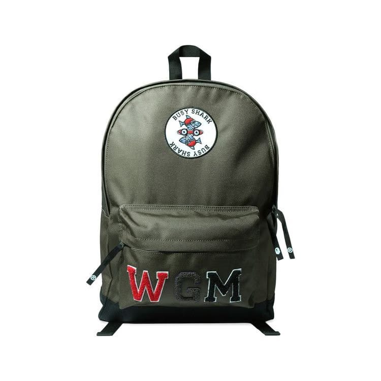 BAPE Busy Shark Day Backpack Olive Drab