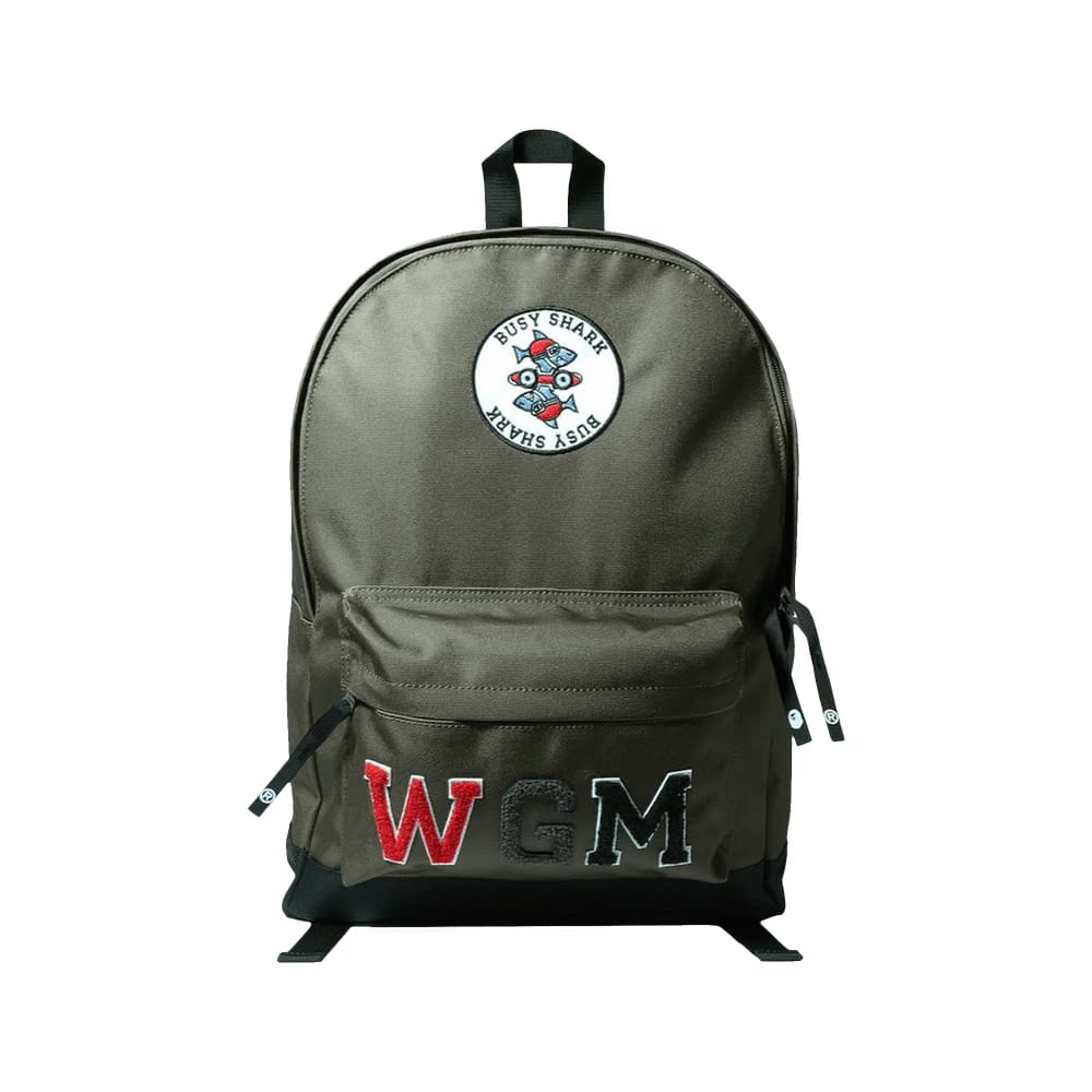 BAPE Busy Shark Day Backpack Olive Drab