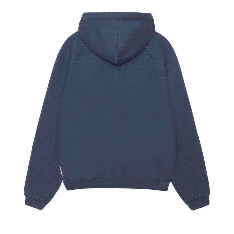 Stussy Raglan Zip Hoodie Navy