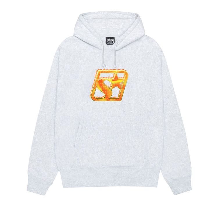 Stussy Blaze Hoodie Ash Heather