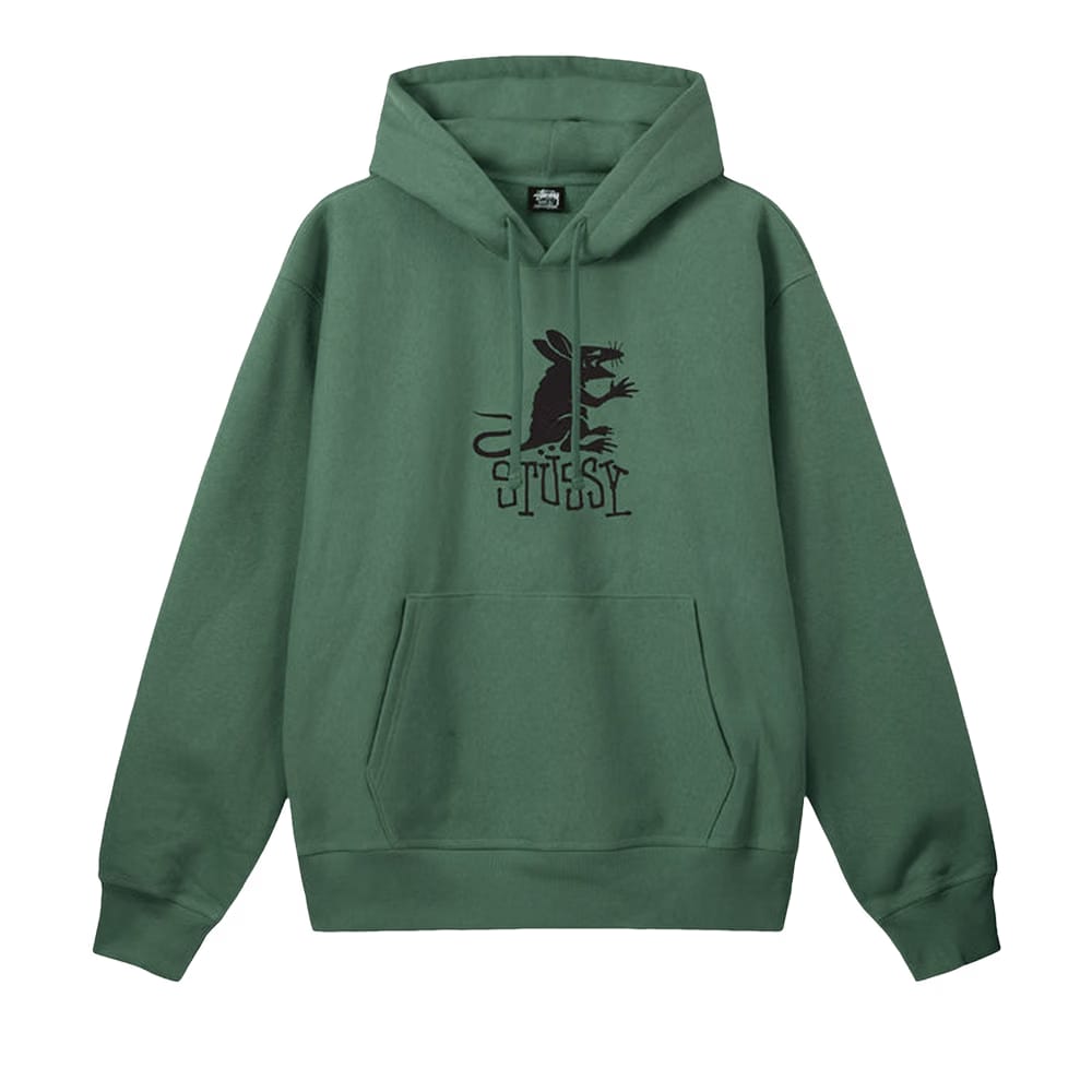 Stussy Rat Hoodie Green