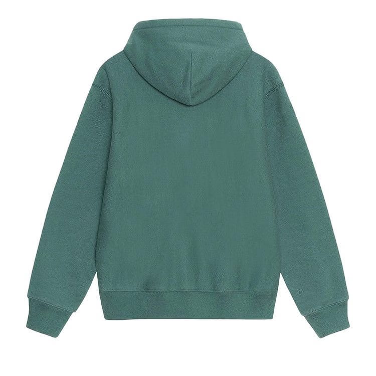 Stussy Satin Patch Oversized Hoodie Green