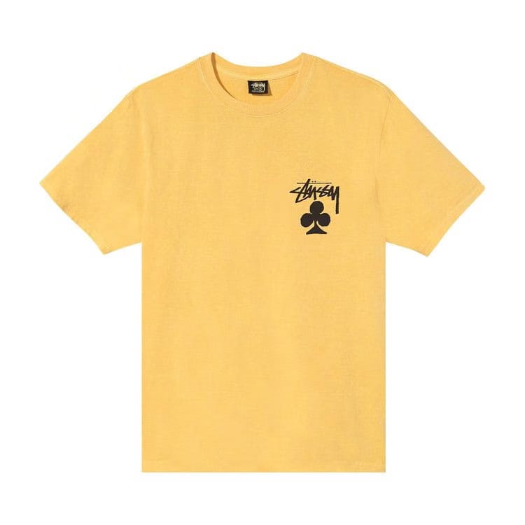 Stussy Club Pigment Dyed T-Shirt Yellow