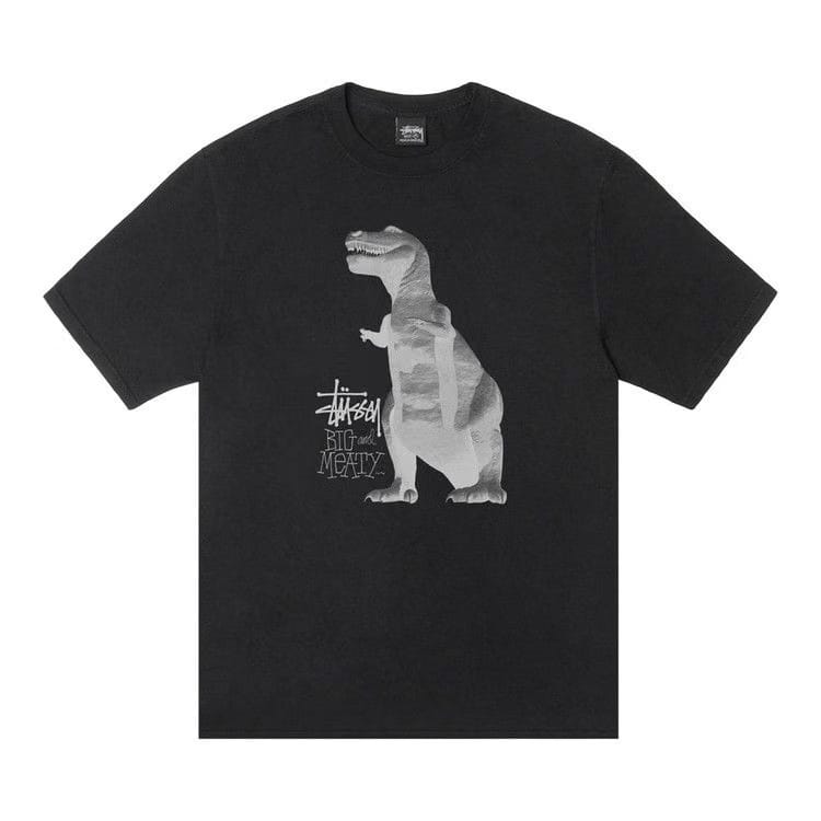 Stussy Big & Meaty T-Shirt Pigment Dyed Black