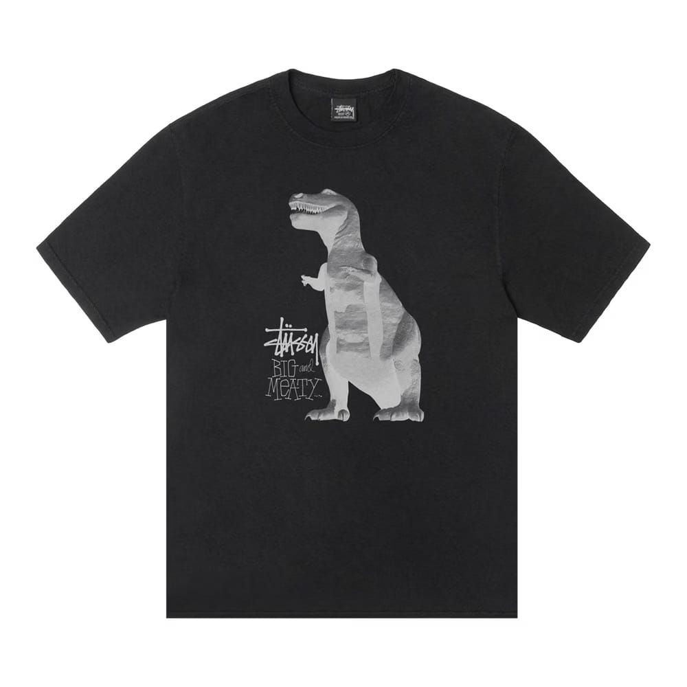 Stussy Big & Meaty T-Shirt Pigment Dyed Black
