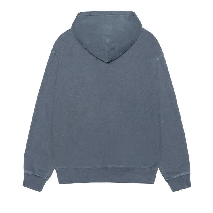 Stussy Jumbo Zip Hoodie Pigment Dyed Navy