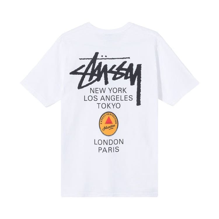 Stussy x Martine Rose World Tour Collection T-Shirt White