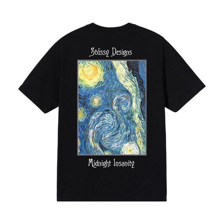 Stussy Midnight Insanity T-Shirt Black