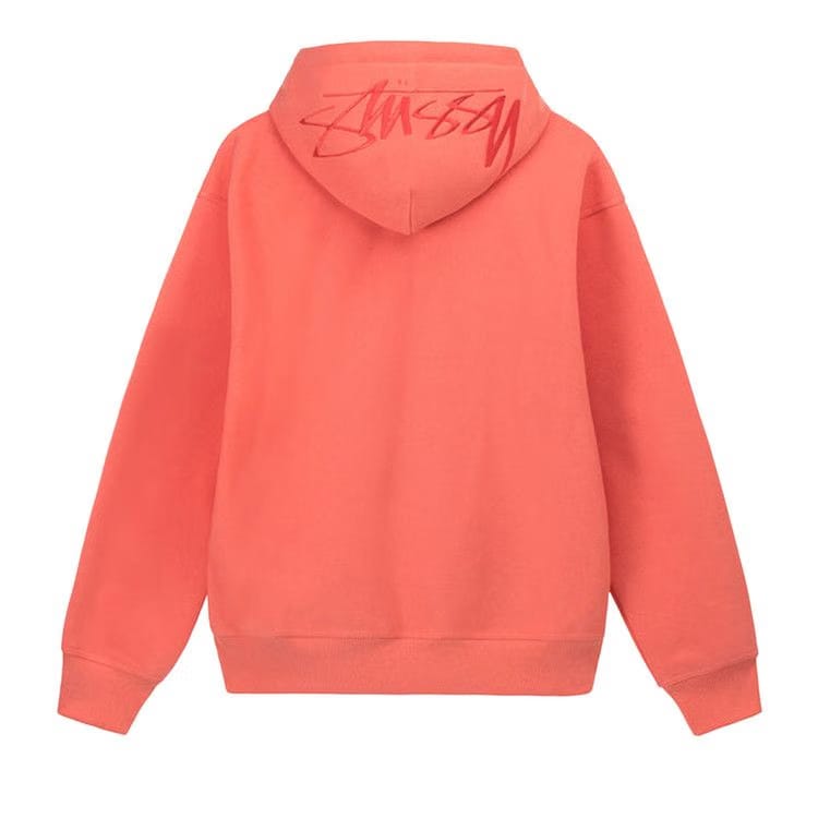 Stussy Back Appliqué Hoodie Rose