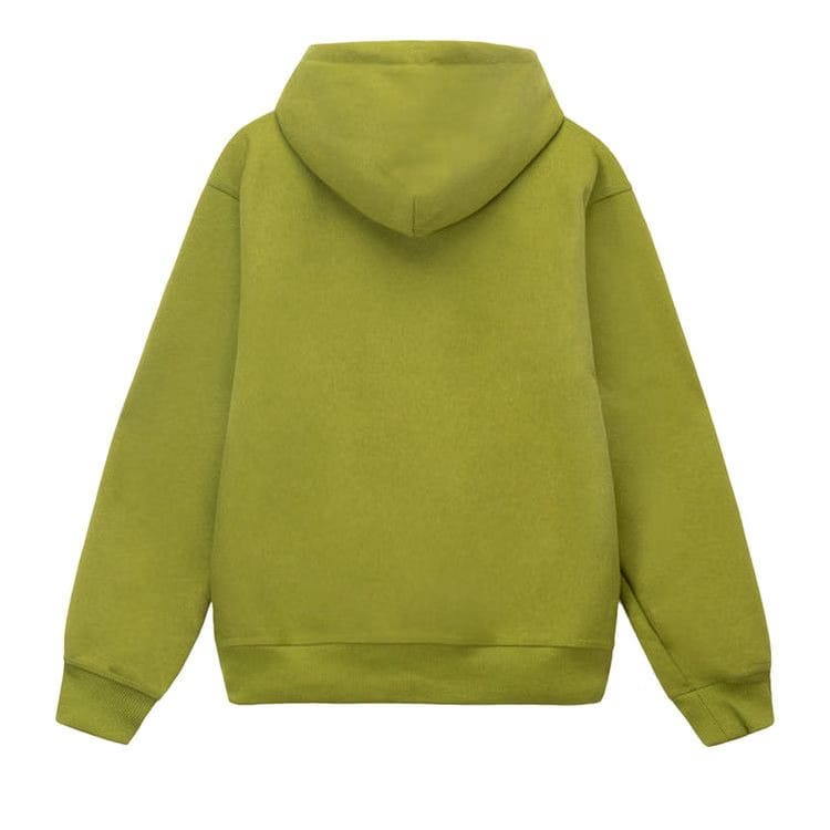 Stussy Stock Logo Appliqué Hoodie Moss
