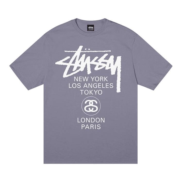 Stussy World Tour T-Shirt Mauve