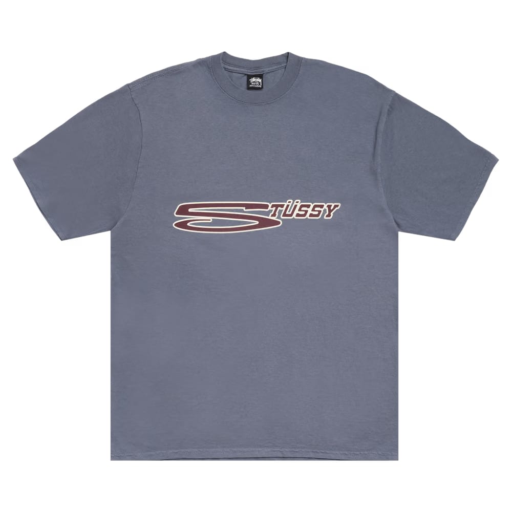 Stussy Stretch T-Shirt Pigment Dyed Navy