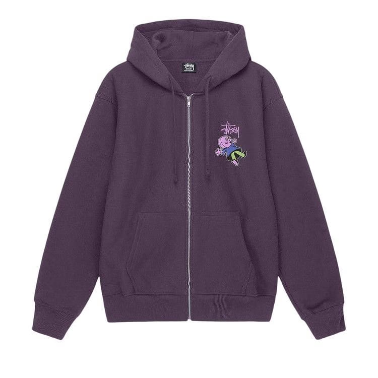 Stussy Dollie Zip Hoodie Grape