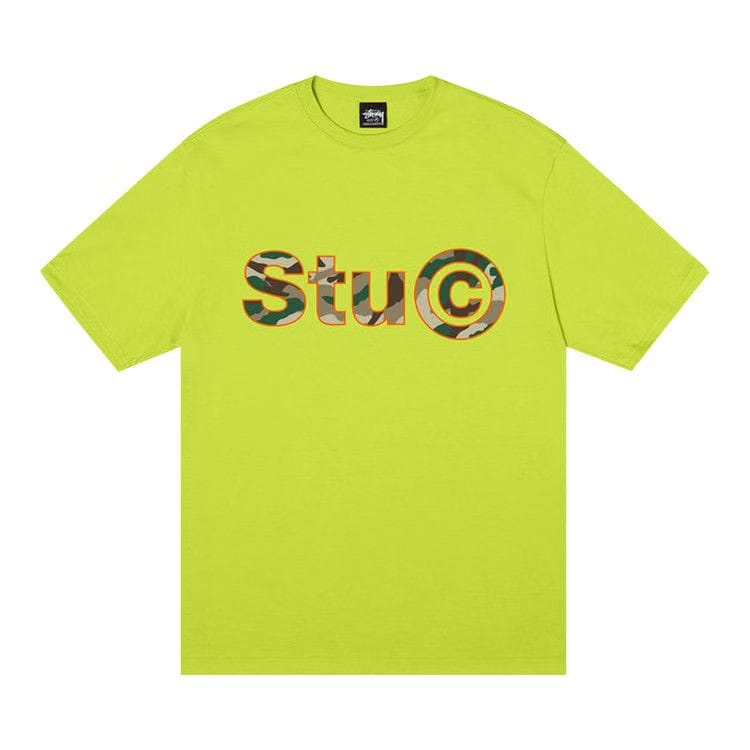 Stussy Stu C. Camo T-Shirt Keylime