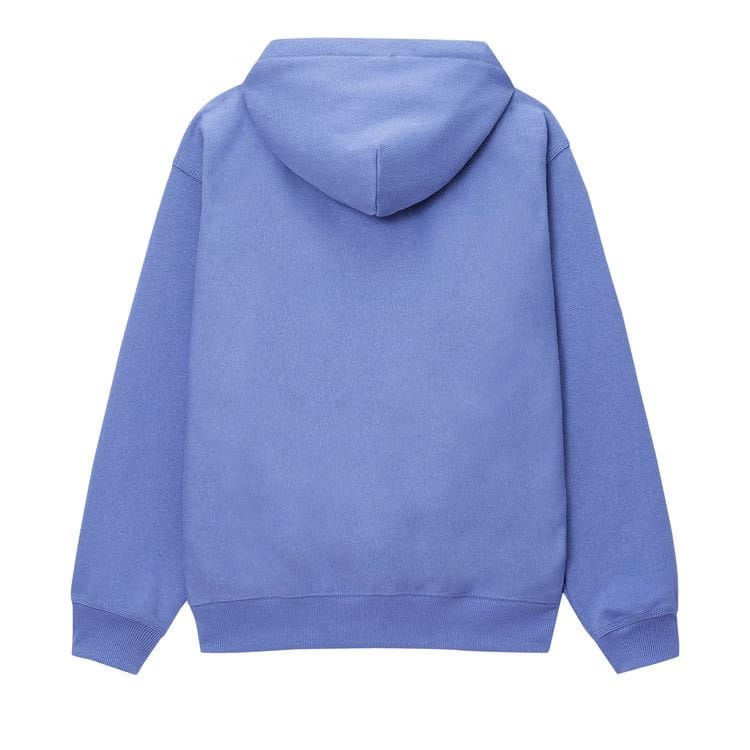 Stussy Stock Logo Appliqué Hoodie Storm