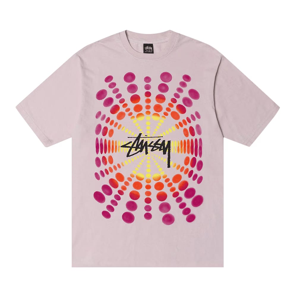 Stussy Atticus Pigment Dyed T-Shirt Blush