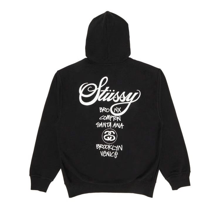 Stussy World Tour Hood Black